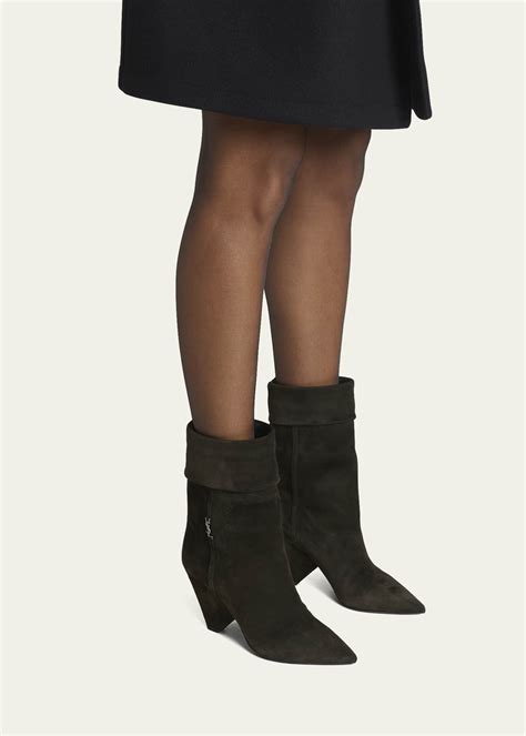 ysl niki boot just to drive in|Niki booties in suede .